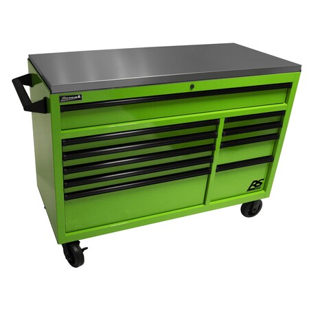 Homak 54in RS Pro 10-Drawer Roller Cabinet with ss top-LG LG04054014